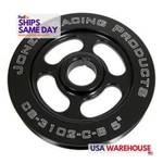 Jones CS-3102-C-B-5, Black Aluminum Pulley Crankshaft V-belt 5IN 1IN Id. Fixed Price $106.03.