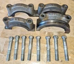1963 Ford 170 Main Cap & Bolts Original Inline Crankshaft Set. Fixed Price $45.00.