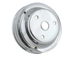 Mr.gasket 4977 Crankshaft Pulley Chrome Double Groove. Fixed Price $121.82.