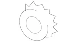 Genuine Nissan Engine Timing Crankshaft Sprocket 13021-AL51A. Fixed Price $47.20.