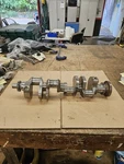 1967 Chevy 283 302 3815822 Forged Small Journal Crankshaft .010 Now Needs Turned. Fixed Price $100.00.
