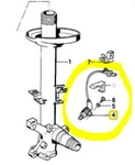 1) Bmw 34521181454 (used) Abs Brake Wear Sensor From 1987 E30 325E Euro All. Fixed Price $71.28.