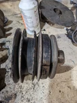 Range Rover Classic 89-92 Oem 3.9L Engine Crank Pulley Harmonic Balancer ETC5679. Fixed Price $150.00.