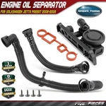 5PCS Pcv Crankcase Vent Valve Kit For Volkswagen Jetta Passat 2006-2008 Eos Gti. Fixed Price $40.18.