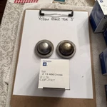 Nos Gm 14003444 Caps, Front Wheel Bearing 1969-75 Pass. Car 1973-75 Chevelle. Fixed Price $45.54.