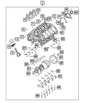 Genuine Mopar Crankshaft 68293005AB. Fixed Price $1046.66.