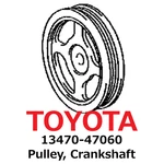 New Toyota Genuine 2012-2015 Scion Iq Pulley, Crankshaft 13470-47060. Fixed Price $219.99.