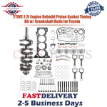 2TRFE 2.7L Engine Rebuild Piston Gasket Timing Kit W/ Crankshaft Rods Fit Toyota. Fixed Price $575.00.