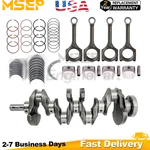 Engine Rebuild Kit Crankshaft Con Rods Piston For Hyundai Kia Sportage G4KD 2.0L. Fixed Price $268.99.