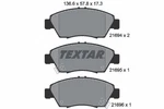 Textar 2169401 Front Brake Pad Set Fits Acura Honda Isuzu Airwave City Civic Crx. Fixed Price $39.91.