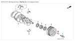 Acura Honda Genuine Oem Nsx Special Key Crankshaft Pulley 90704-PH7-000. Fixed Price $13.94.