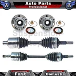 4 Front Cv Axle Joint Wheel Bearing For Buick Lesabre Fwd 5.0L 1987 1986. Fixed Price $302.56.
