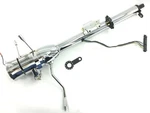 32" Tilt Gm Steering Column Automatic W/ Key Neutral Swith & Adapter Chrome. Fixed Price $246.05.