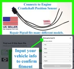 Fits Chevy Dodge Ford Crankshaft Position Sensor Harness Connector Plug Pigtail. Fixed Price $22.99.