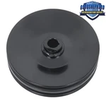 For Chevy Gm 2 Double Groove Chrome Power Steering Pump Pulley Keyway Sbc Bbc. Fixed Price $23.45.