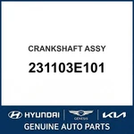 2004-2009 Hyundai Santa Fe Crankshaft Assembly Oem New 231103E101. Fixed Price $929.13.