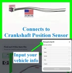 Fits Chevy Crankshaft Position Sensor Connector Pigtail Plug Harness Wiring Cps. Fixed Price $22.89.