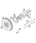 Genuine Mopar Engine Crankshaft Kit 68517266AA. Fixed Price $855.61.