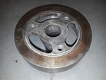 Used Bhj #21552 Sbc Harmonic Balancer 5- 3/4" No Weights, Internal. Fixed Price $130.00.