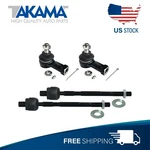 4 Pcs Inner&outer Tie Rod For Chrysler Sebring Dodge Avenger Mitsubishi (lh-rh). Fixed Price $31.62.