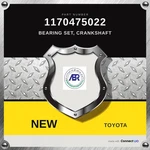 Genuine 1996-2001 Toyota 4RUNNER Bearing Set, Crankshaft 1170475022. Fixed Price $133.90.