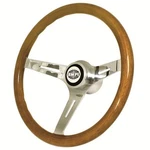 Empi 79-4026 Classic Vw Bug Steering Wheel With Adapter 15" Wood 31MM Grip. Fixed Price $362.94.