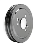 Mr.gasket 8824MRG Chrome Plated Steel Crankshaft Double Groove Pulley. Fixed Price $56.99.