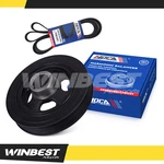 Harmonic Balancer Serpentine Belt Forkia Forte Optima Rondo Hyundai Sonata 2.4L. Fixed Price $34.50.