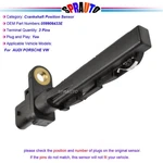 Engine Crankshaft Position Sensor 059906433E For Audi A6 A7 A8 Q5 Q7 S4 S5 S8 Vw. Fixed Price $19.35.
