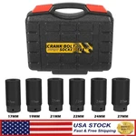 6 Pack Crank Bolt Socket Set Harmonic Balancer Impact 17/19/21/22/24/27M. Fixed Price $114.00.