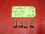 86-93 Ford Mustang 5.0 Lx Gt 302 Crank Serpentine Belt Pulley Bolt Hardware Set. Fixed Price $25.00.