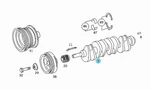 Mercedes-benz Engine Crankshaft 111-030-01-01 For Mbz C220 1992-1996. Fixed Price $351.96.
