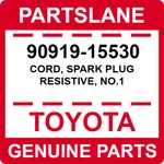 90919-15530 Toyota Oem Genuine Cord, Spark Plug Resistive, NO.1. Fixed Price $30.27.