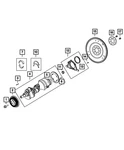 Genuine Mopar Hex Head Bolt And Coned Washer Mounting 6510763AA. Fixed Price $10.38.