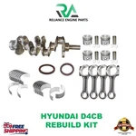 Hyundai D4CB Kia 2.5L Diesel Web Forged Crankshaft+engine Rebuild Kit. Fixed Price $1348.74.