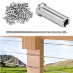 Muzata T316 Protective Sleeves Cable Railing Kit For 1/8" Wire Rope CR13. Fixed Price $31.99.