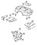 Genuine Mopar Harmonic Balancer Cover 4627873AA. Fixed Price $89.84.