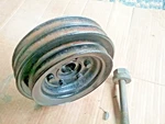 1984-1986 Nissan 300ZX Z31 VG30 Engine Crankshaft Pulley Harmonic Balancer W/key. Fixed Price $125.00.
