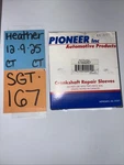 (1) Pioneer Inc. Crankshaft Repair Sleeve Part Number 5164267 Nos Oem. Usa Made. Fixed Price $10.80.