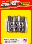 Moroso 7/16IN. Rckr Studs Adj. Nut (4 Pack). Fixed Price $78.99.