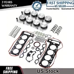 M156 Engine Rebuild Piston Gasket Kit For Mercedes-benz W204 W211 CL63 ML63 6.3L. Fixed Price $146.63.