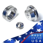 Big Block Ford Pulley Kit 429 460 Bbf Groove V-belt Billet Aluminum Ps Set. Fixed Price $166.00.