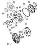 Genuine Mopar Crankshaft Rear Oil Seal Retainer Gasket 68629500AA. Fixed Price $19.62.