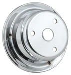 Mr Gasket 4976 Chrome Single Groove Crankshaft Pully 69-85 Sb Chevy Long W/pump. Fixed Price $160.06.