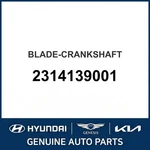 2000-2006 Hyundai Santa Fe Blade-crankshaft Oem New 2314139001. Fixed Price $73.87.