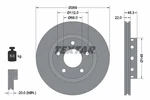 Textar 92098400 Brake Disc For Audi. Fixed Price $83.47.