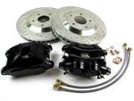 1967-74 Chevy 13'' Drilled Rotor & Black Dual Piston Caliper Replacement Set. Fixed Price $419.99.