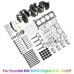 G4KD 2.0L Engine Overhaul Rebuild Kit Crankshaft Rods Timing Fit Hyundai Kia. Fixed Price $329.73.