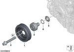 Genuine Bmw F10 F01 F02 Vibration Damper Pulley 530I 523I X3 28IX 11237577663. Fixed Price $525.60.