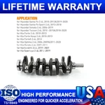 Standard Engine Crankshaft For Kia Optima 2.0L 2.4L 2011-2015 23111-2G200. Fixed Price $124.88.